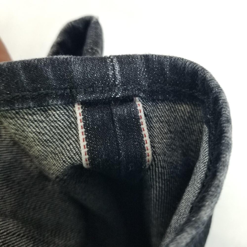 Levis 721 High Rise Skinny Jeans Womens 26 Blue Italian Selvedge Stretch Denim - Picture 2 of 16